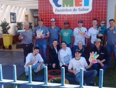 CMEI Passinhos do Saber de Mercedes recebe ação em alusão ao Dia “C” Cooperar   